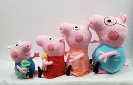 Handmade Character Soft Toy Peppa Pig Family